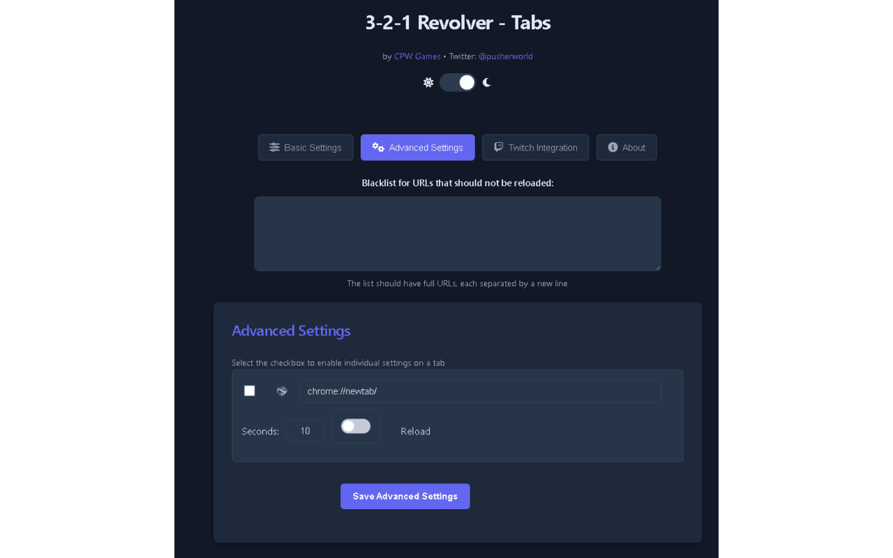 3-2-1 Revolver - Tab Rotator & Twitch Auto-Reloader - 截图 2