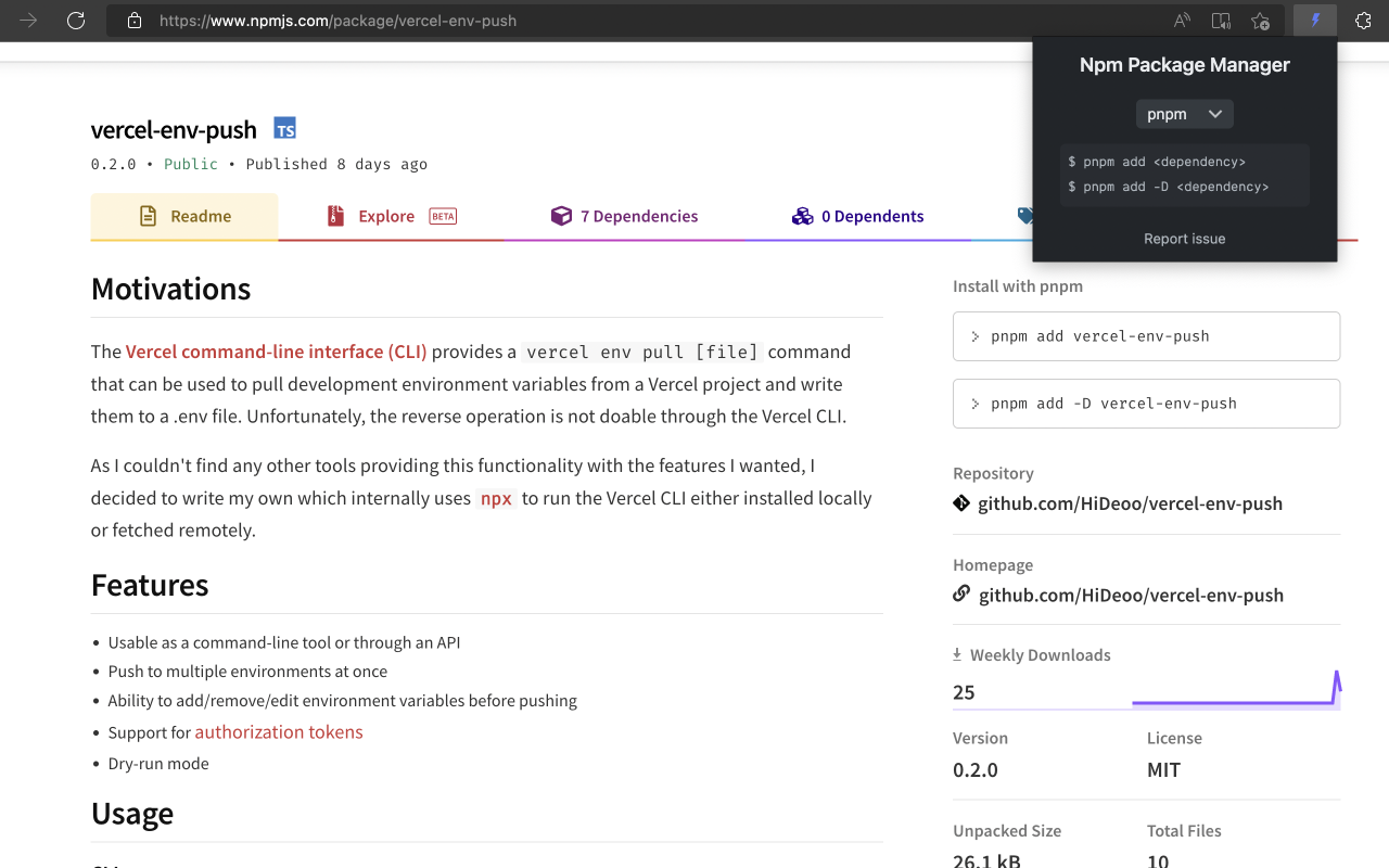 Npm Package Manager - 截图 2