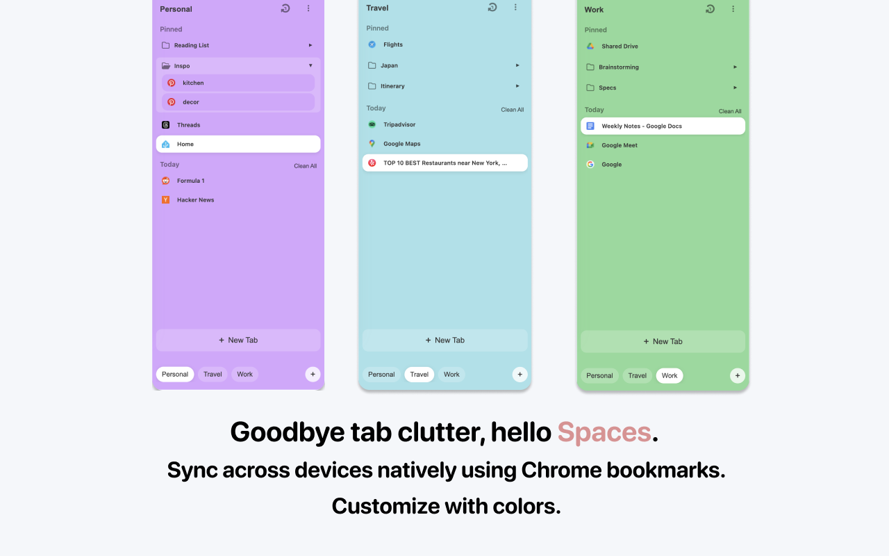 Arcify: Arc like vertical tab spaces - 截图 1