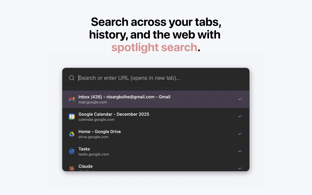 Arcify: Arc like vertical tab spaces - 截图 2
