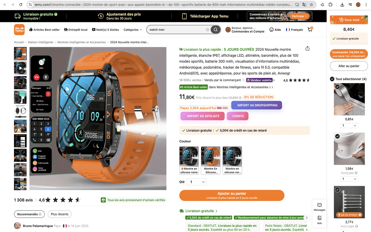Sharkdropship for Temu, AliExpress, eBay,Amazon,Etsy - 截图 4