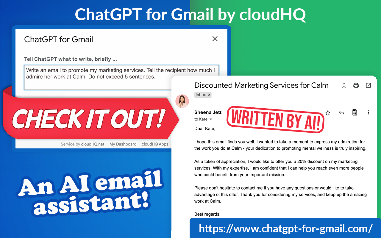 ChatGPT for Gmail by cloudHQ - 截图 5
