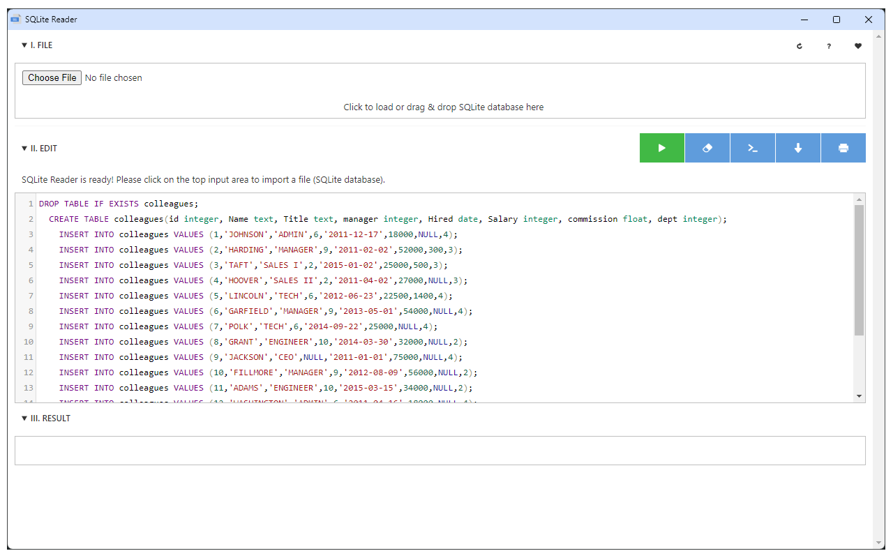 SQLite Reader - 截图 2