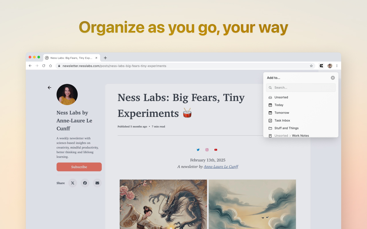 Craft Web Clipper - 截图 3