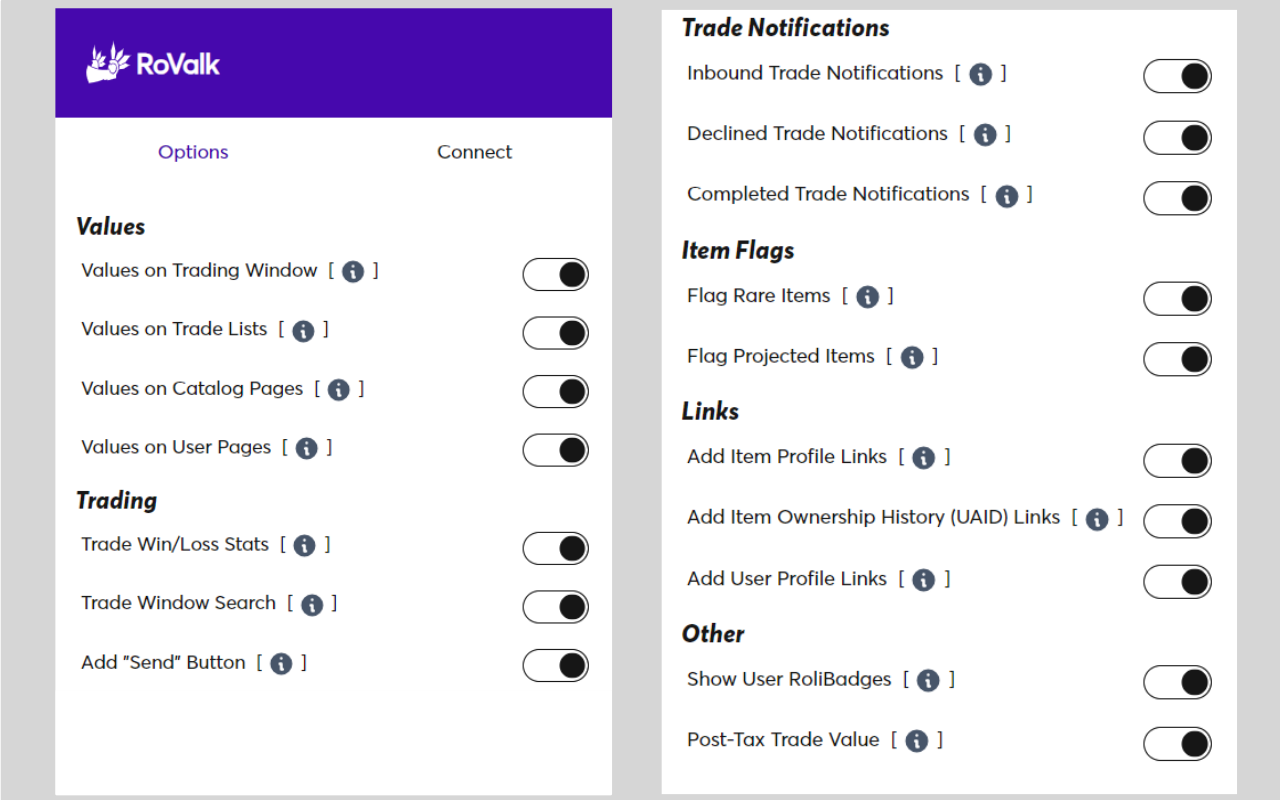 RoValk - The Roblox Trading Addon - 截图 4