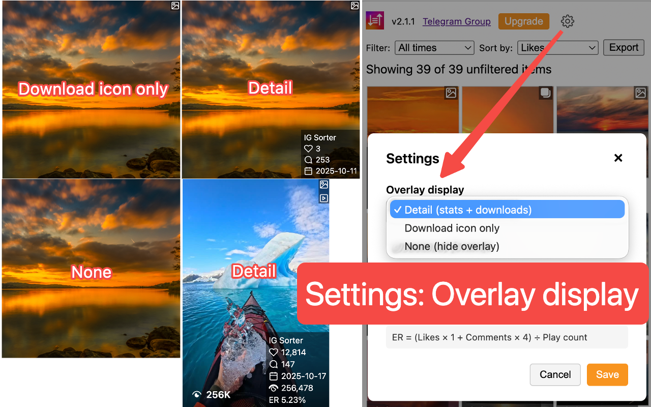Sort Feed for Instagram - IG Sorter - SortFeed - 截图 5
