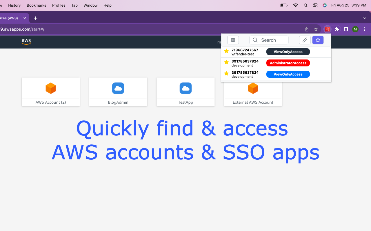 AWS SSO Extender - 截图 3