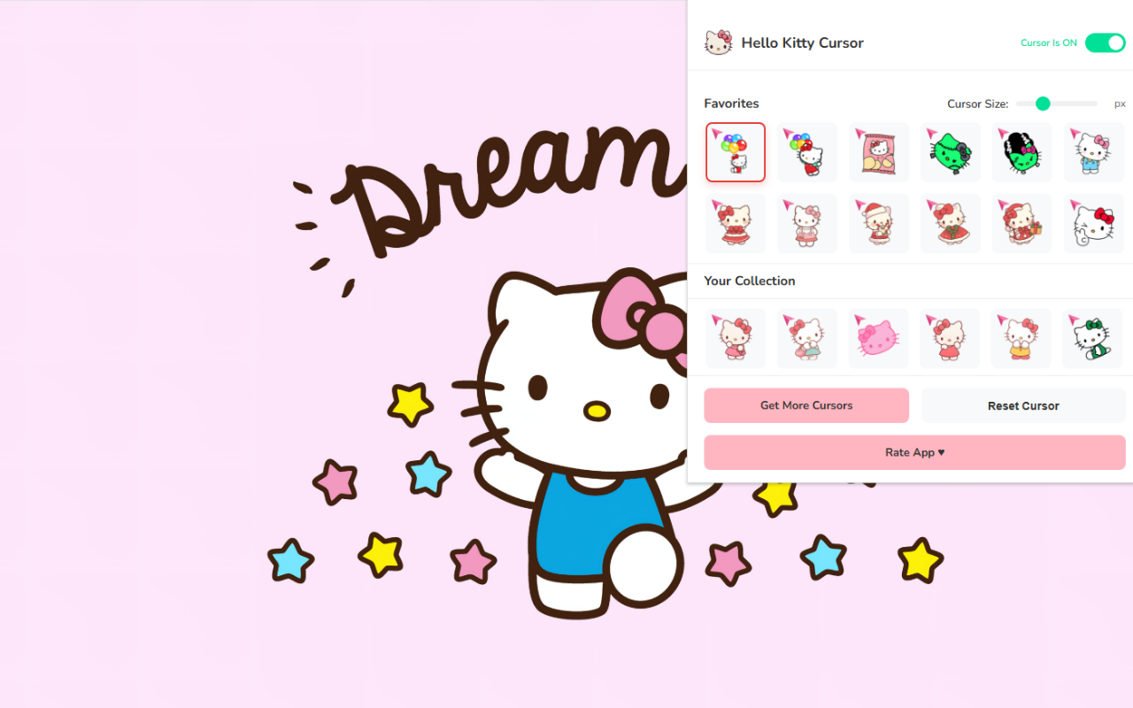 Hello Kitty Cursor ♥ Custom Cursor for Chrome™ - 截图 4