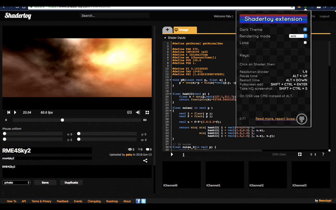 Shadertoy unofficial plugin. - 截图 3