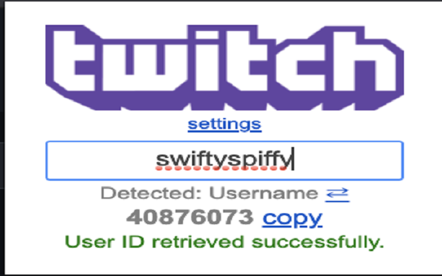 Twitch Username and User ID Translator - 截图 3