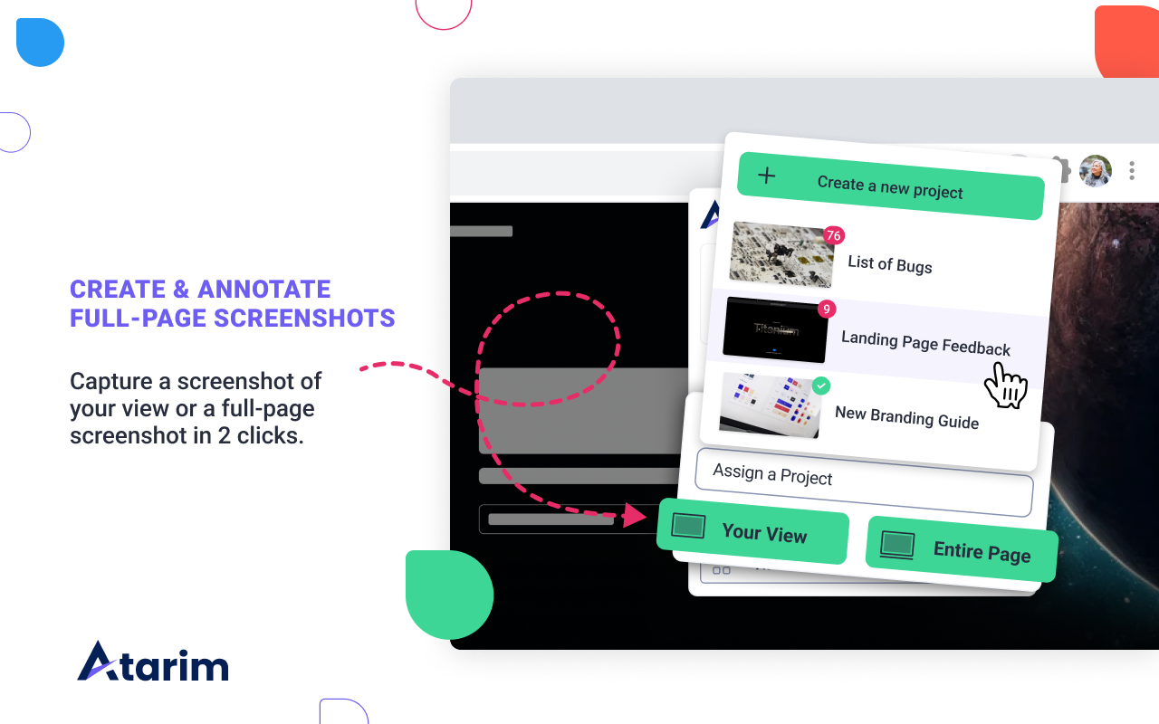 Atarim - Visual Website Collaboration - 截图 3