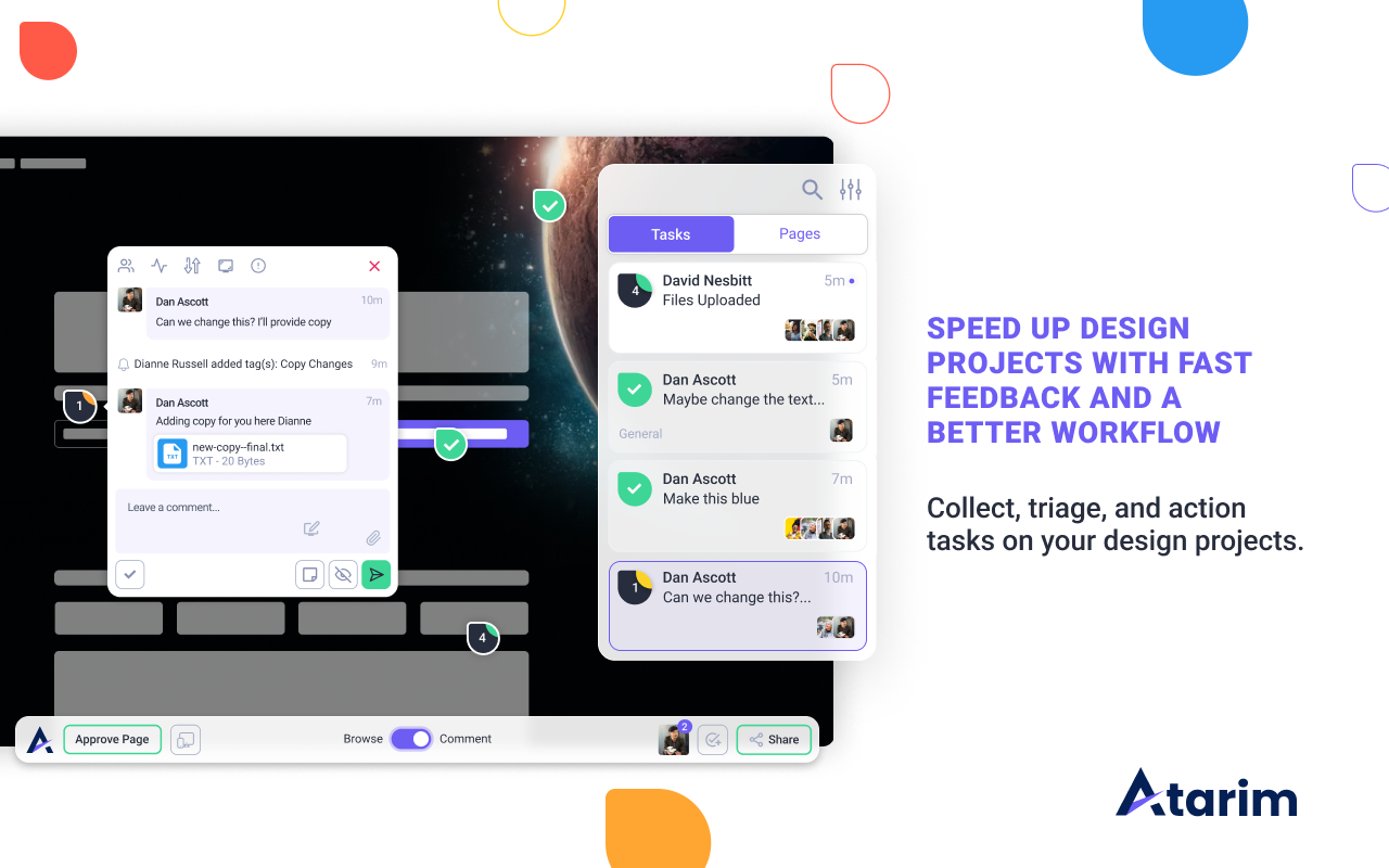 Atarim - Visual Website Collaboration - 截图 5