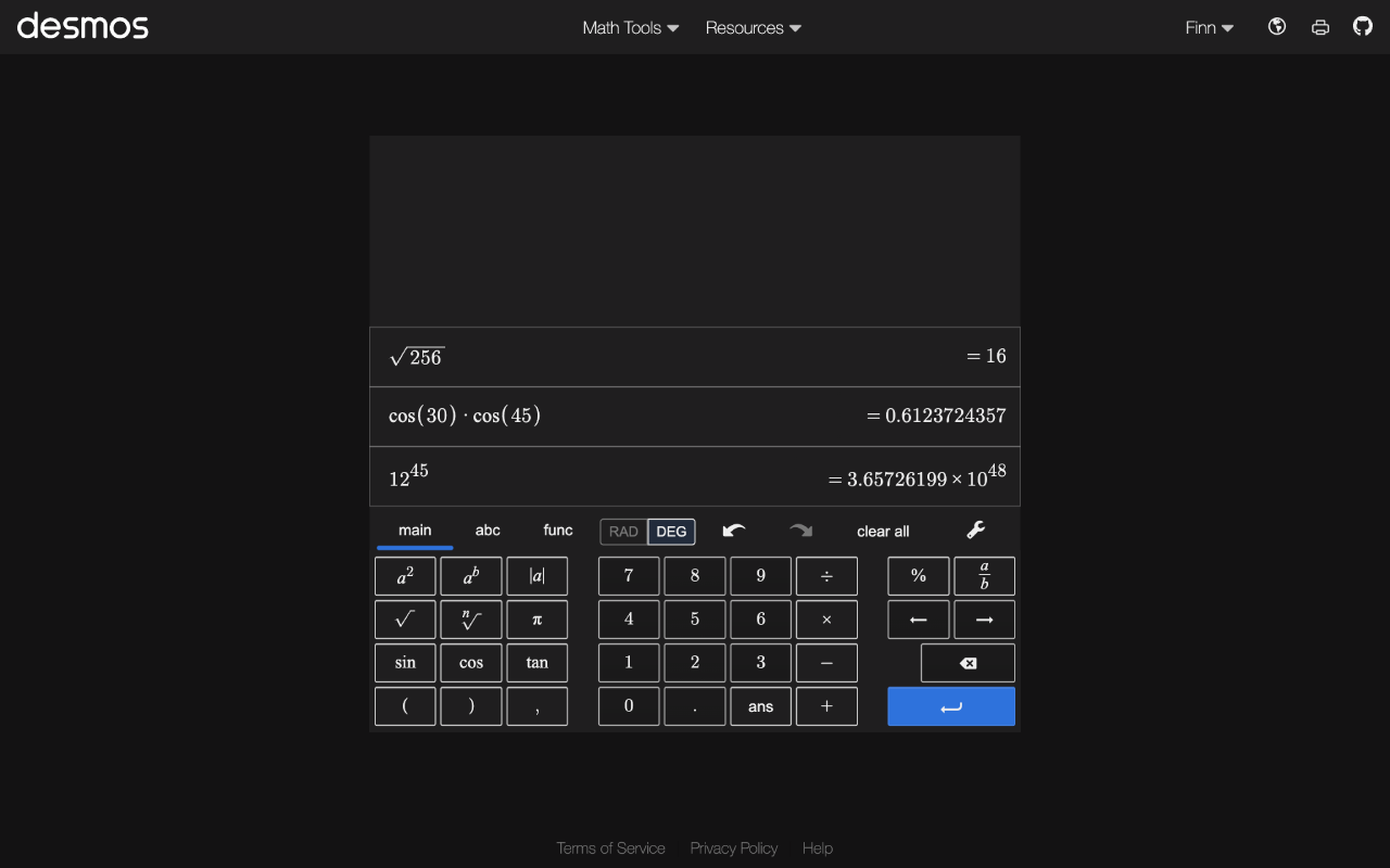 Dark Desmos - 截图 2
