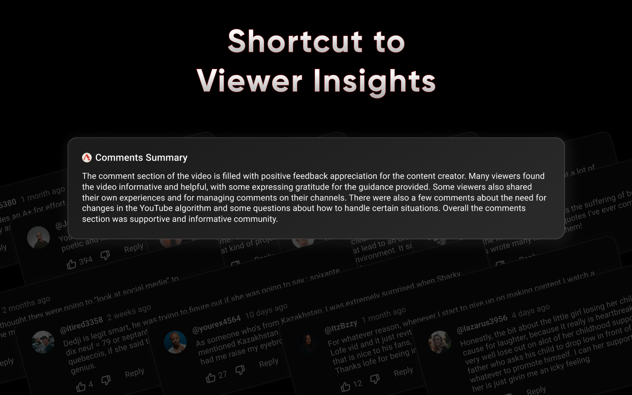 Youtube Analyzer: Instant Video & Comment Summary with ChatGPT - 截图 3