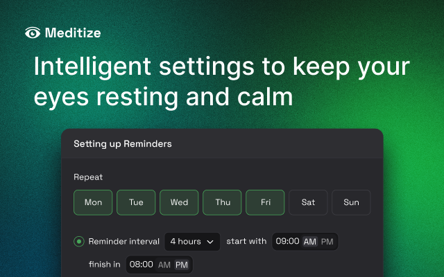 Eye Strain Relief: Exercises & Screen Shader - 截图 4