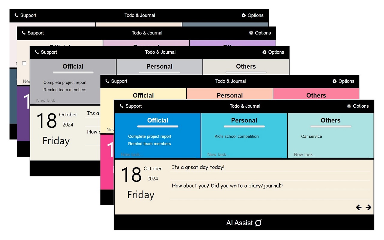 Todo and Journaling System - 截图 1
