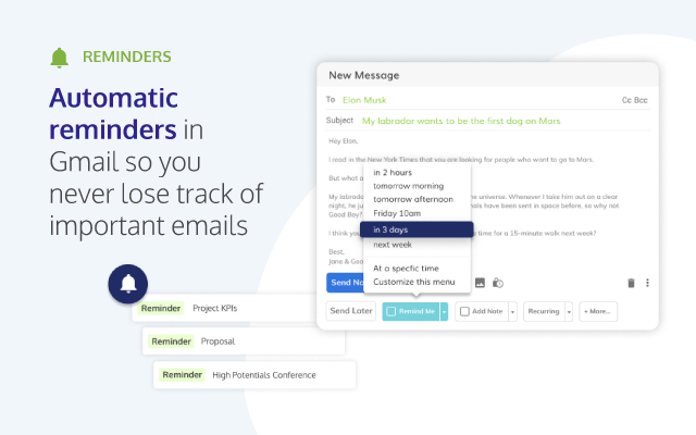 RightInbox: Email Reminders, Tracking, Notes - 截图 2