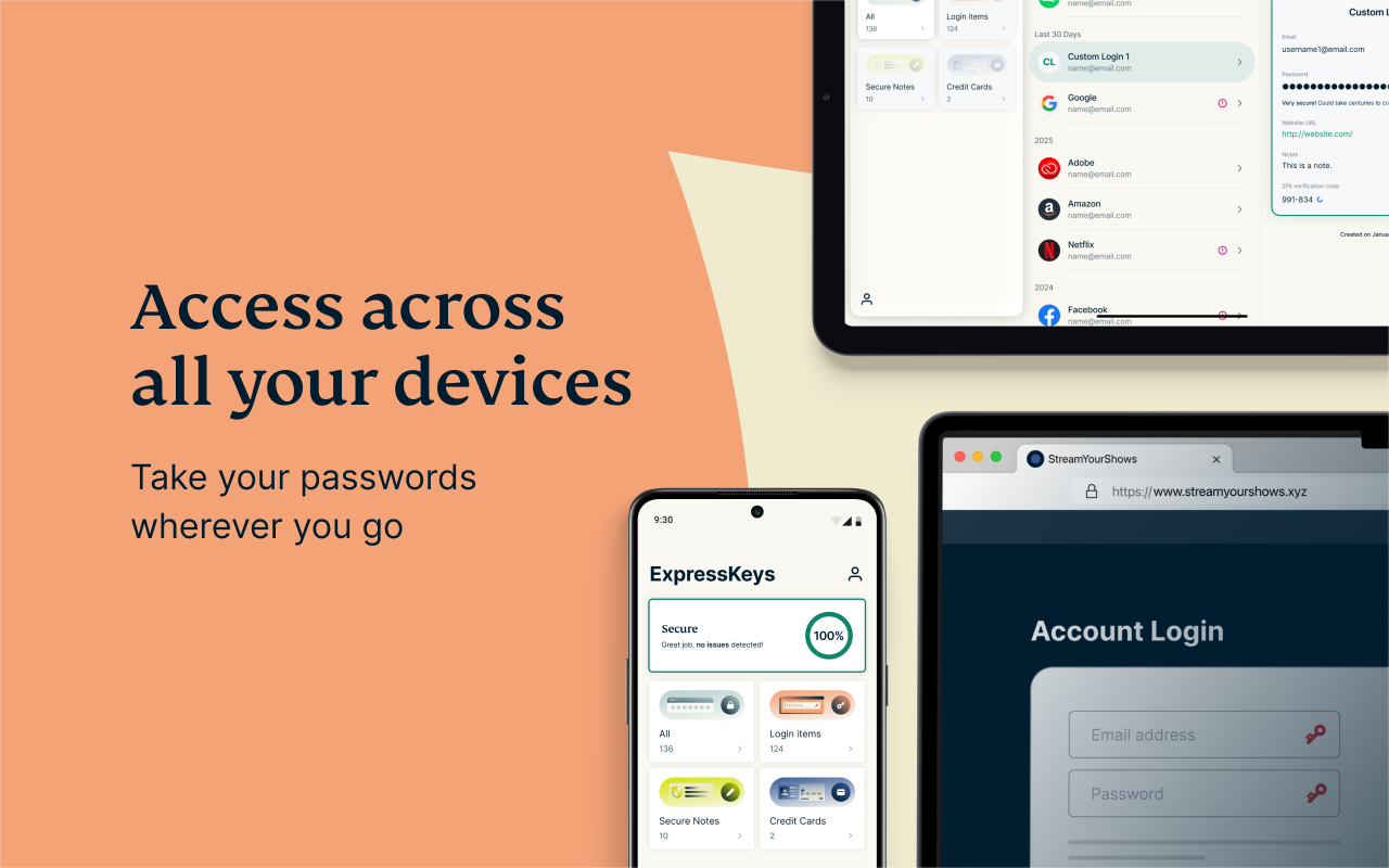 ExpressKeys: Password Manager - 截图 5