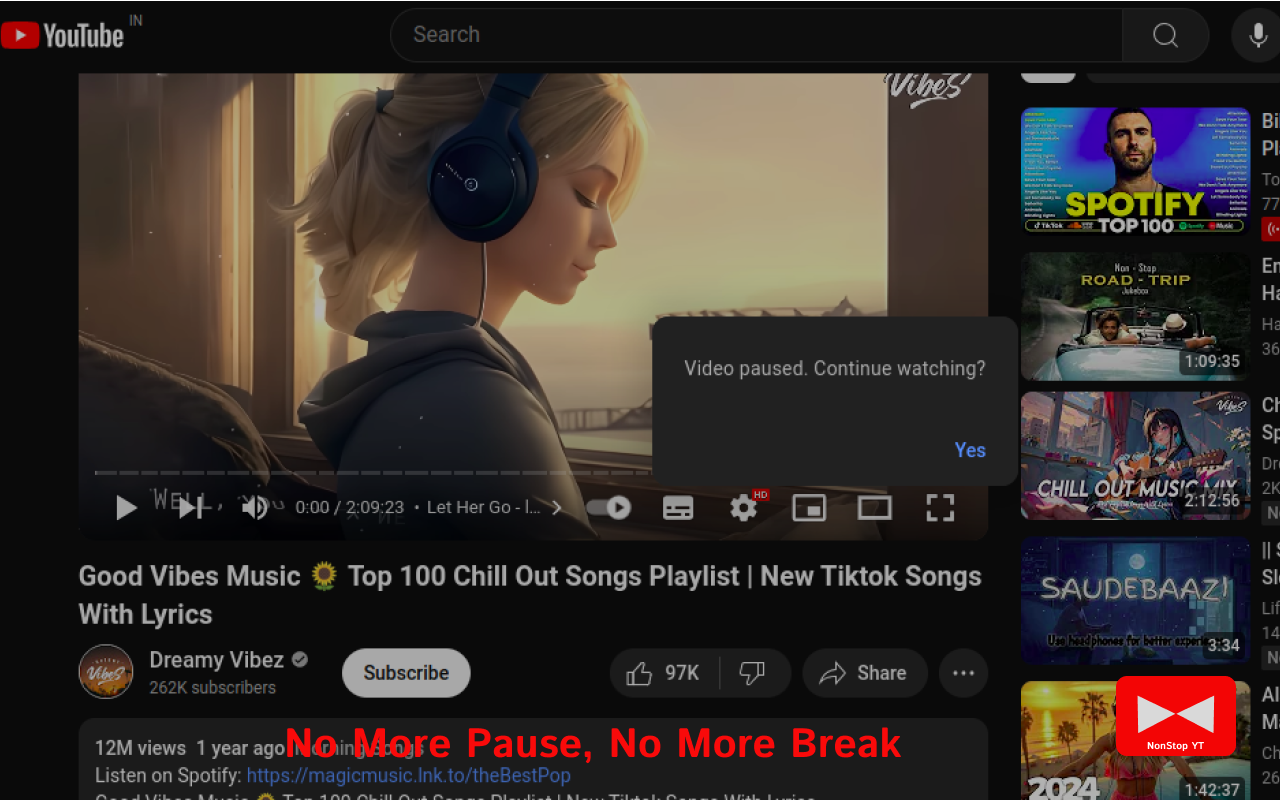 NonStop Youtube - 截图 2