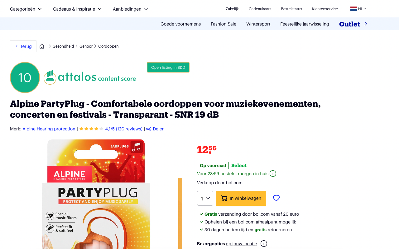 Attalos - bol listing content score - 截图 4