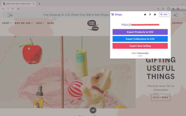 Shopy - Shopify 产品提取工具 - 截图 2
