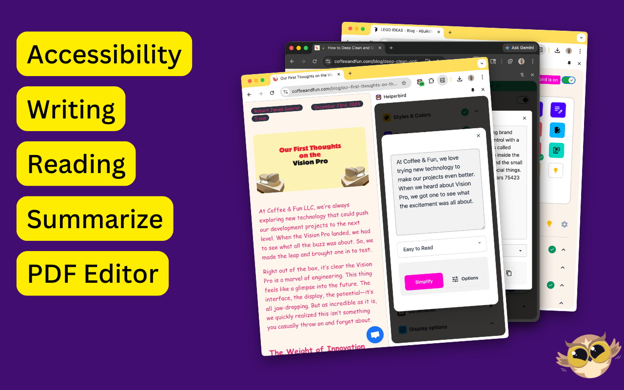 Helperbird: Accessibility & Productivity App - 截图 3