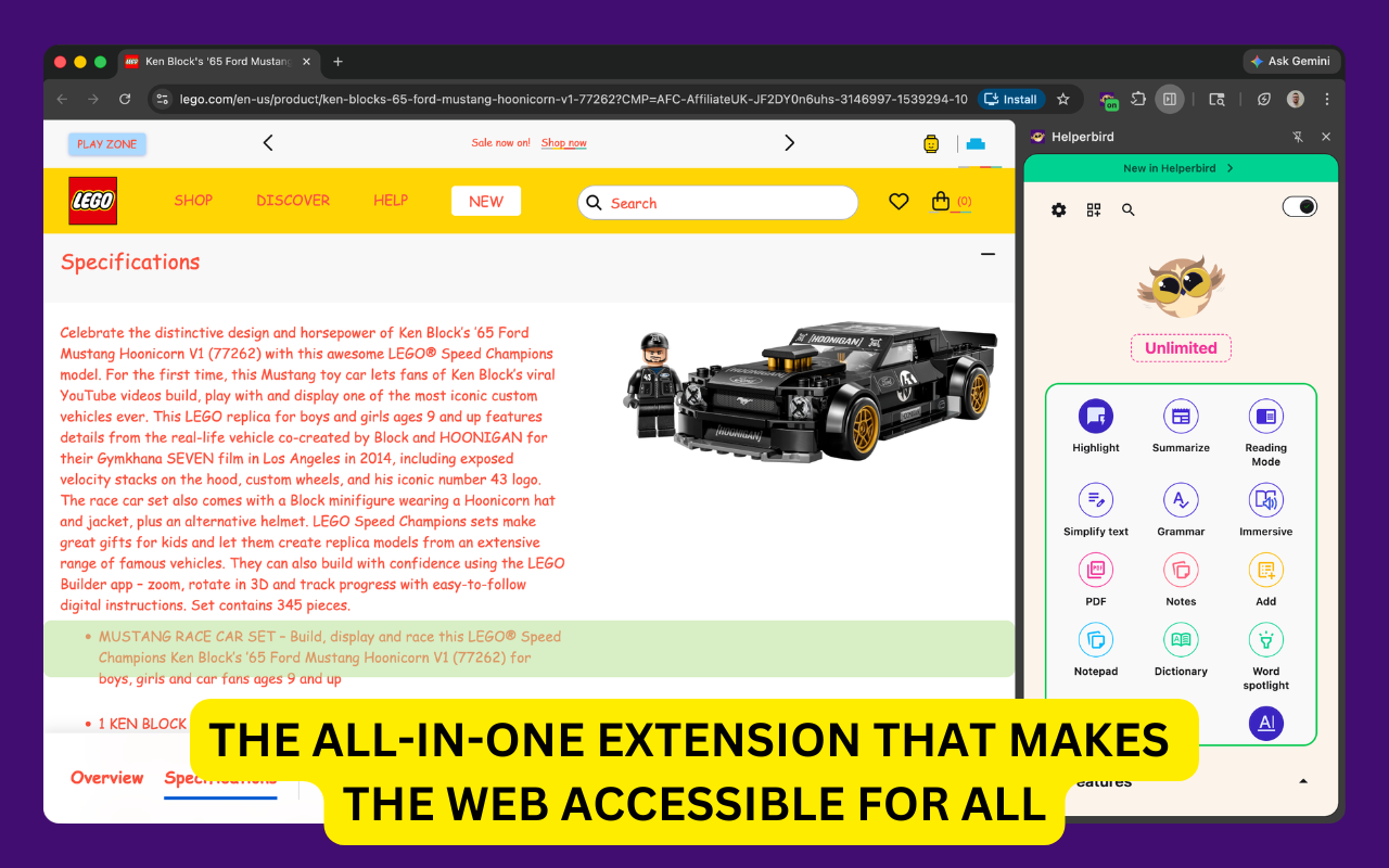 Helperbird: Accessibility & Productivity App - 截图 4