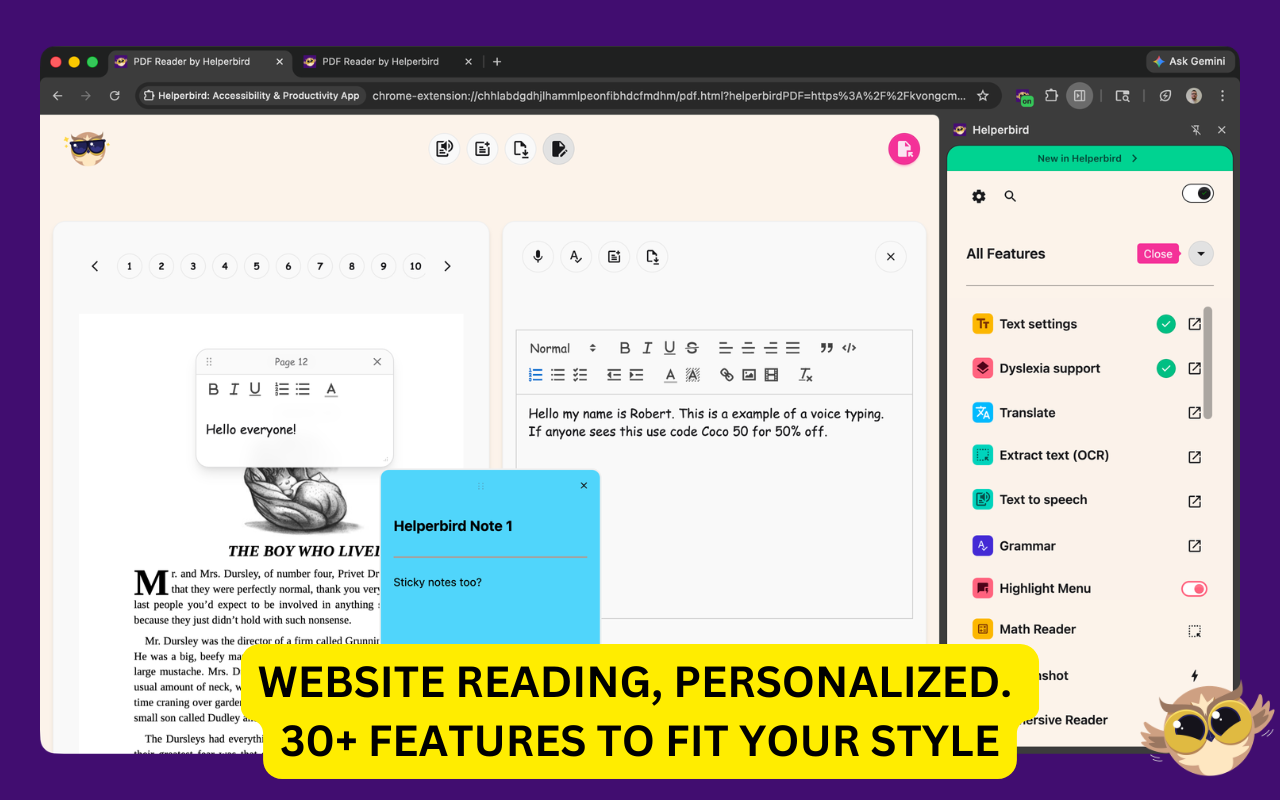 Helperbird: Accessibility & Productivity App - 截图 5