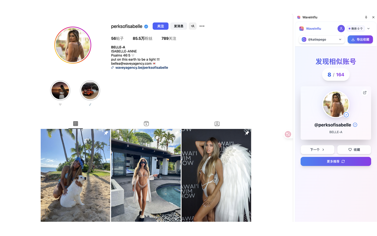 WaveInflu: 找 TikTok、Instagram 和 YouTube 博主神器 - 截图 4