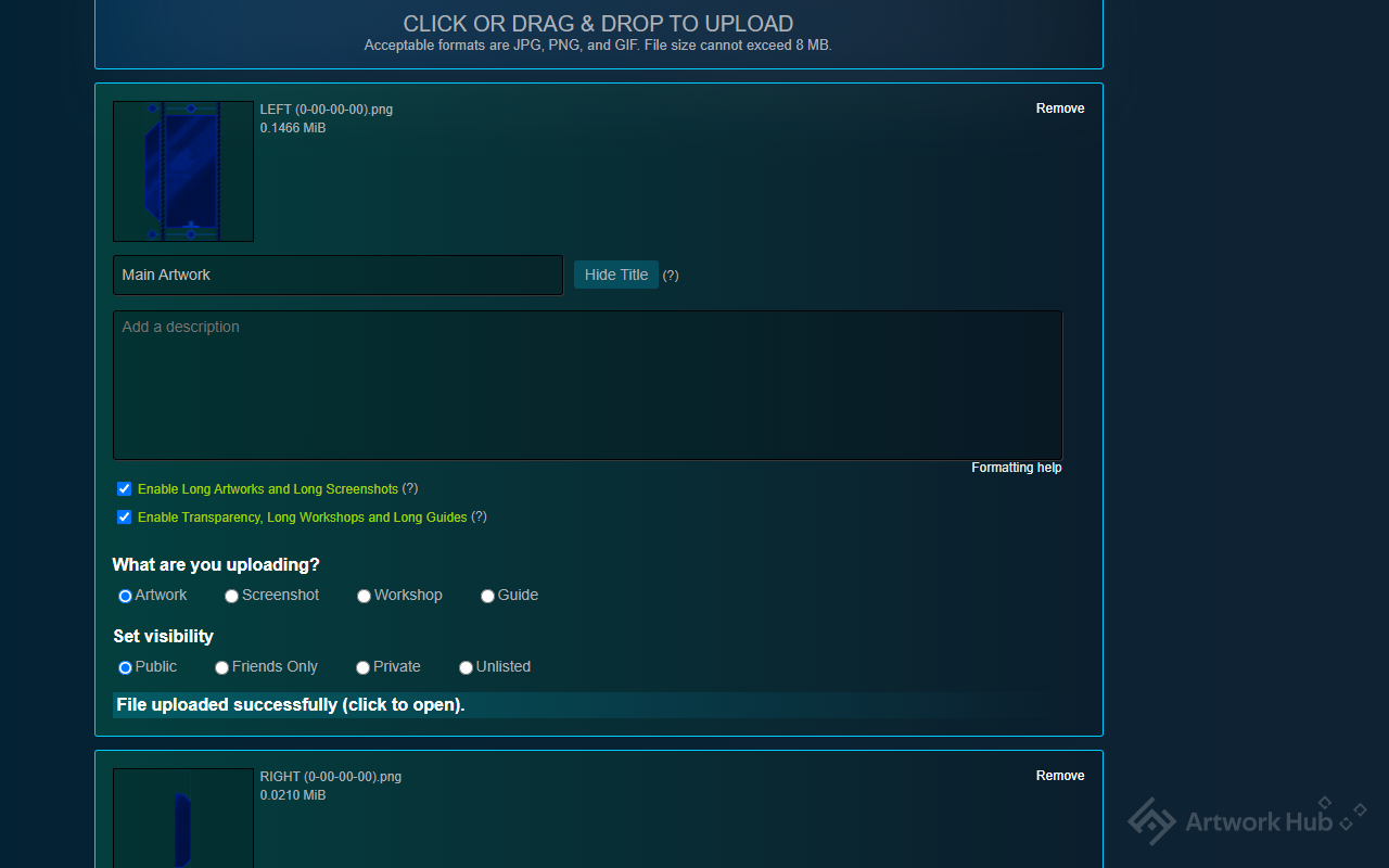 Steam Artwork Hub Essentials - 截图 3