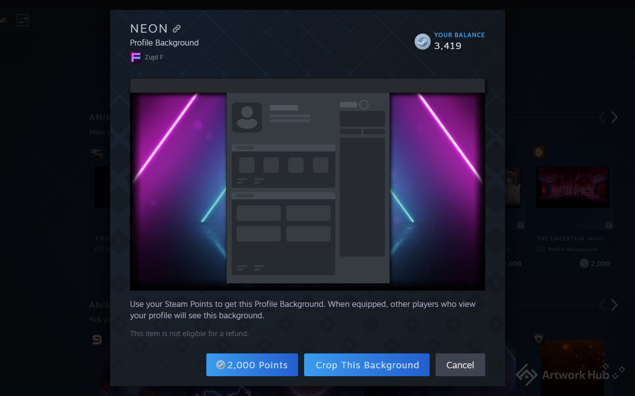 Steam Artwork Hub Essentials - 截图 4