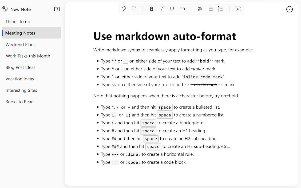 Notebook: Quick and Simple Notes - 截图 2