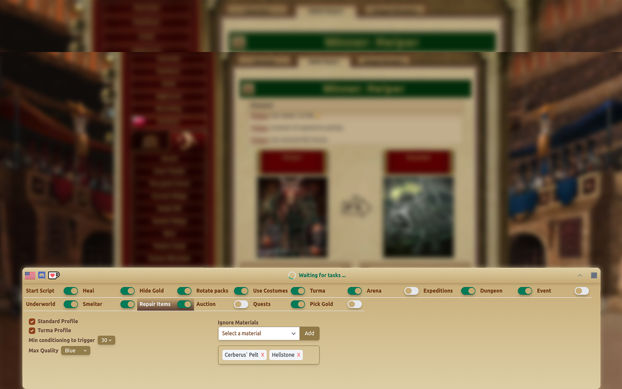 Gladiatus Helper Bot - 截图 4