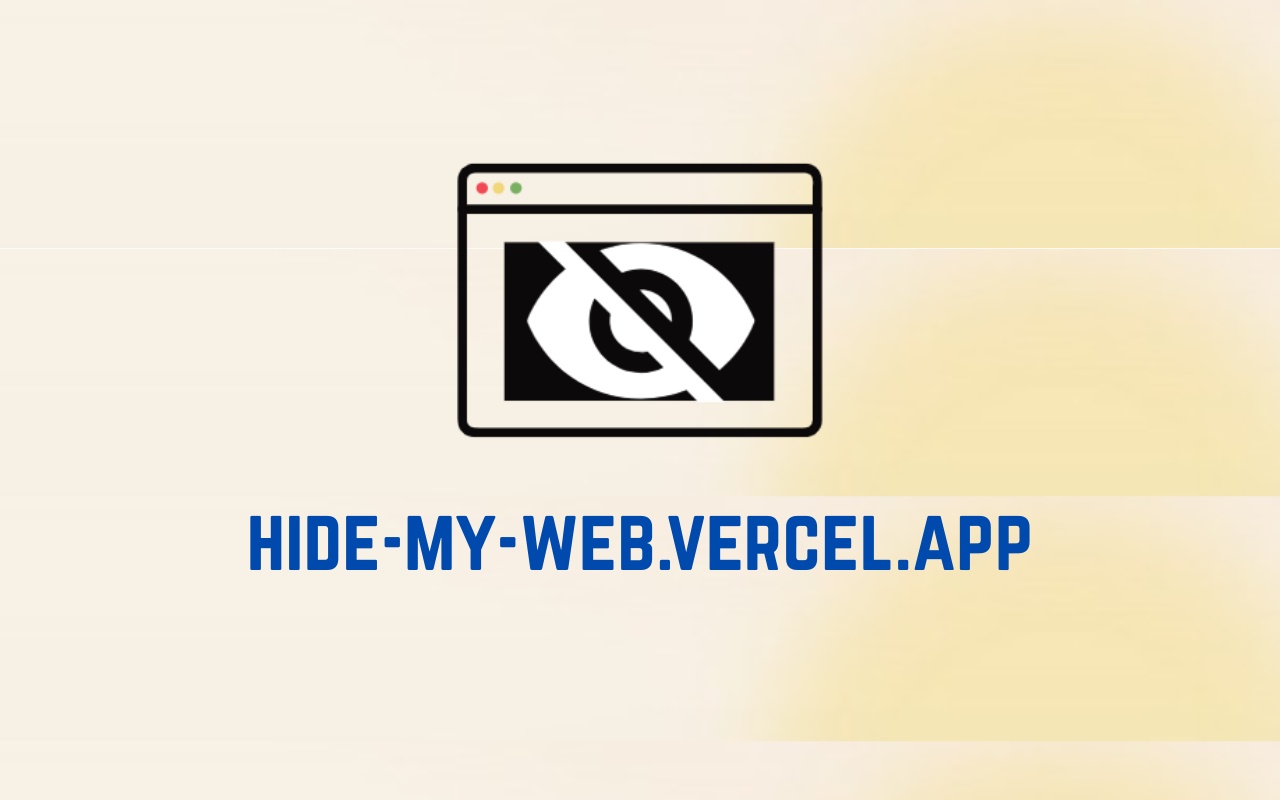Hide My Web - 截图 2