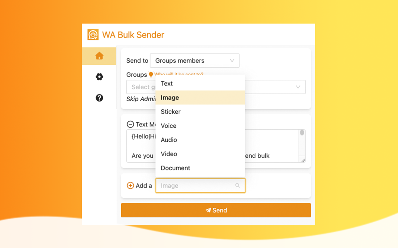 WA Bulk Sender - 截图 3