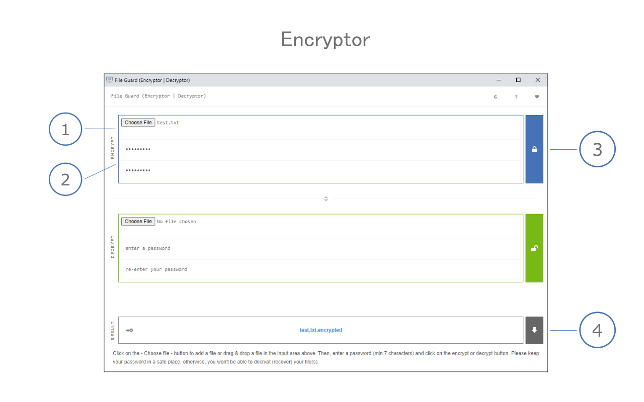 File Guard (Encryptor | Decryptor) - 截图 4