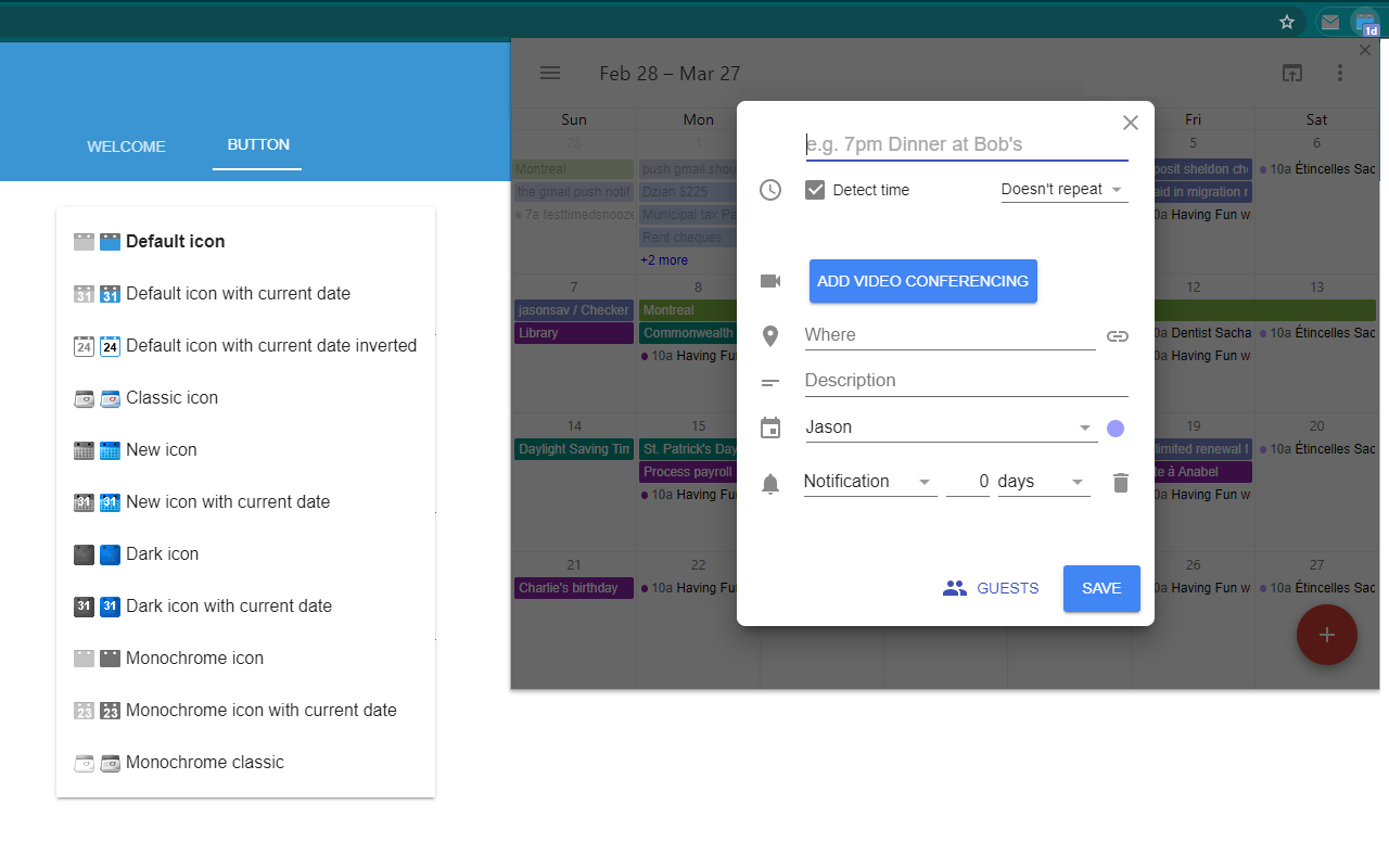 Checker Plus for Google Calendar™ - 截图 5