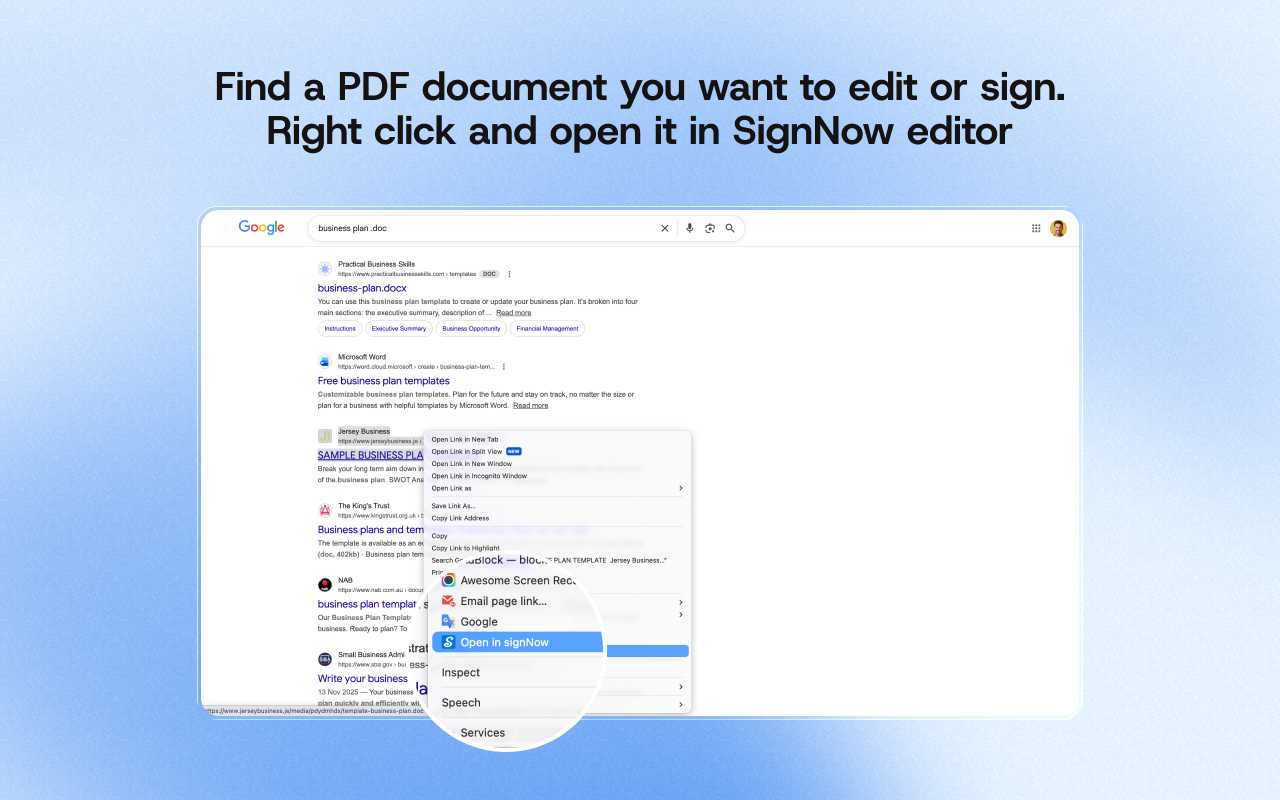 SignNow - Sign and Fill PDF & Word Documents - 截图 1