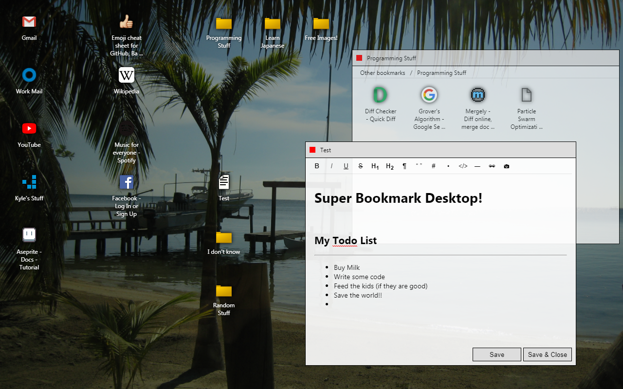 Super Bookmark Desktop - 截图 5