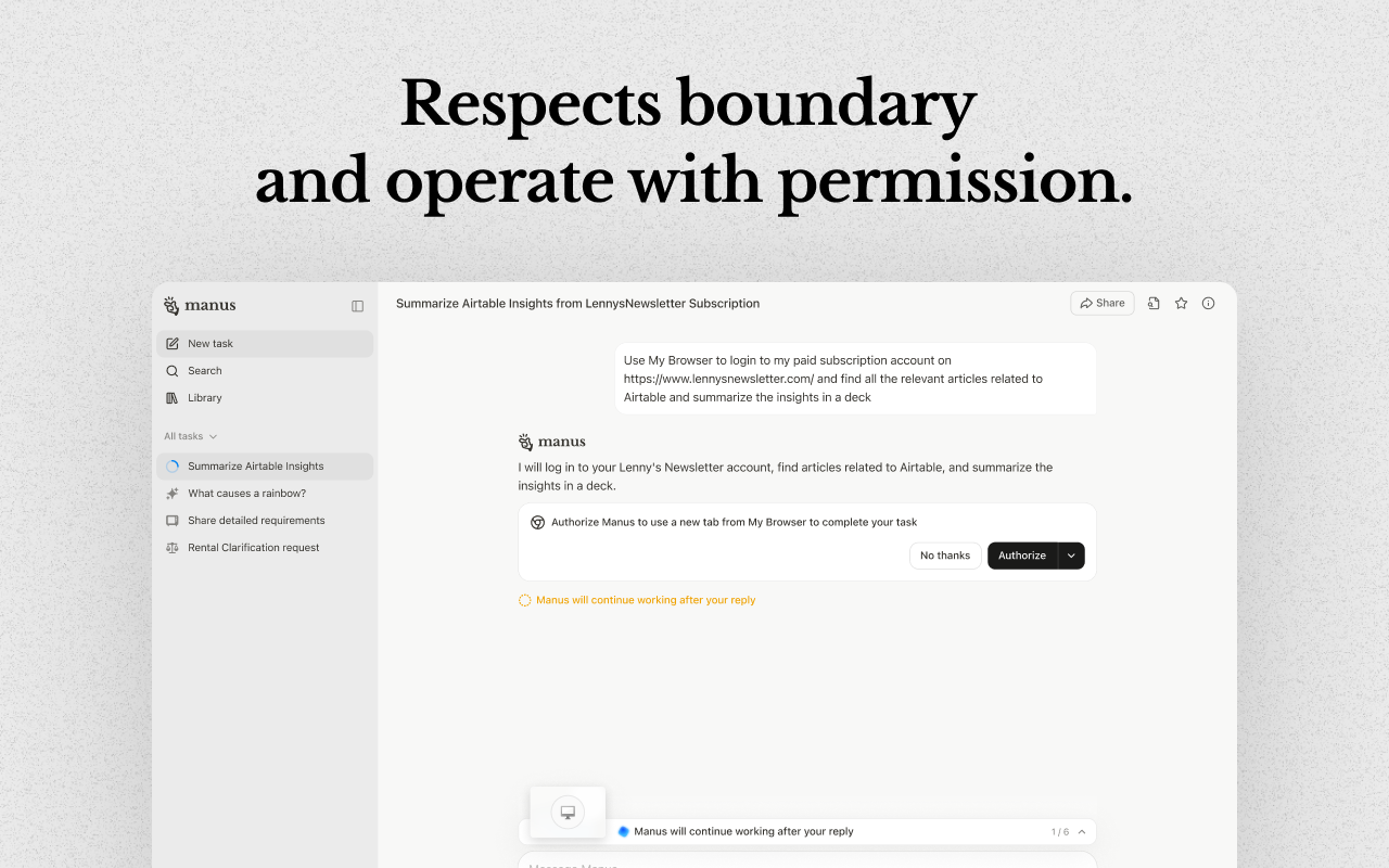Manus AI Browser Operator - 截图 3