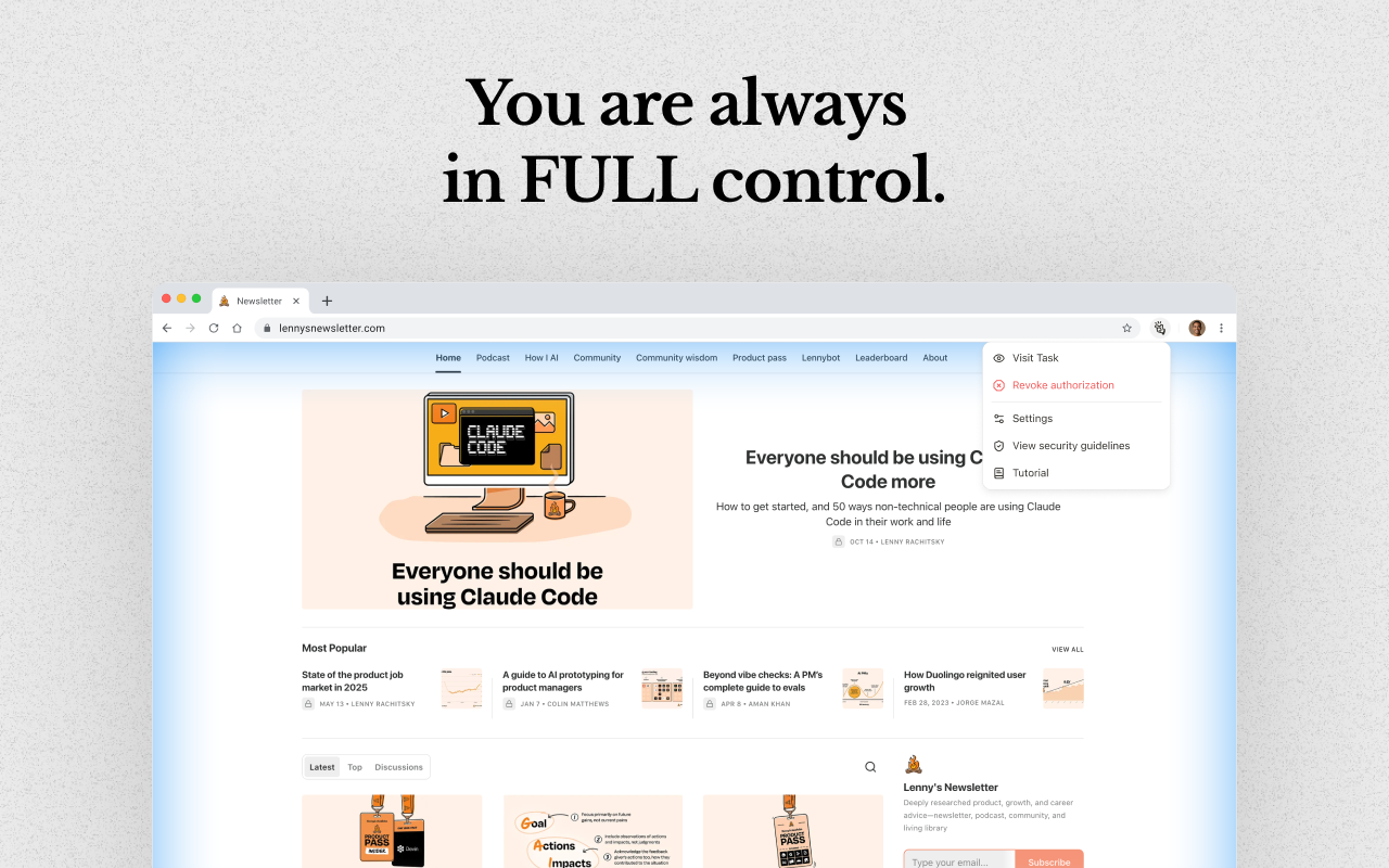 Manus AI Browser Operator - 截图 4