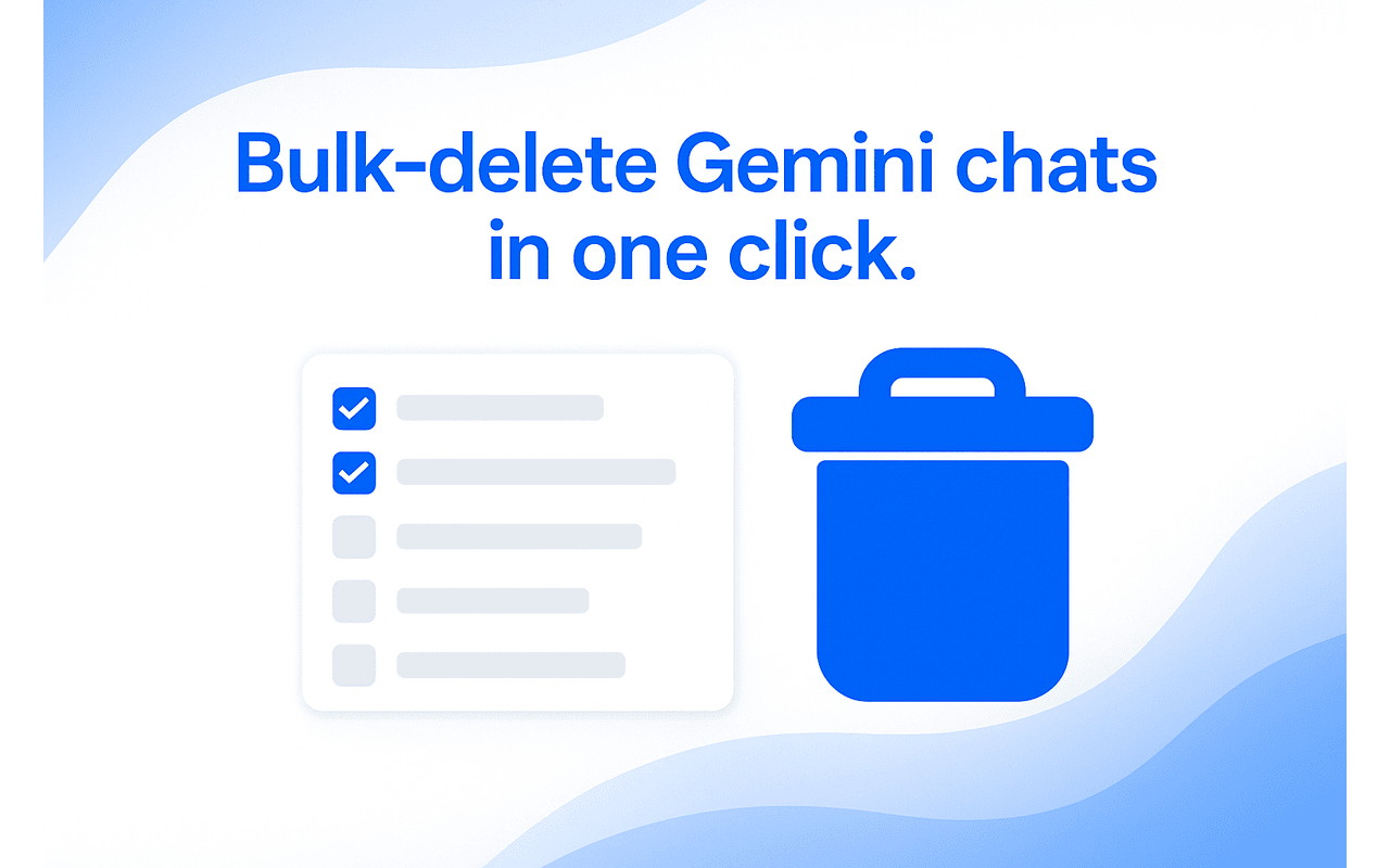 Gemini Bulk Delete - 截图 1