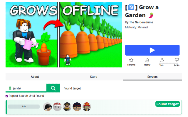 SearchBlox - 加入 Roblox 上的任何人 - 截图 2