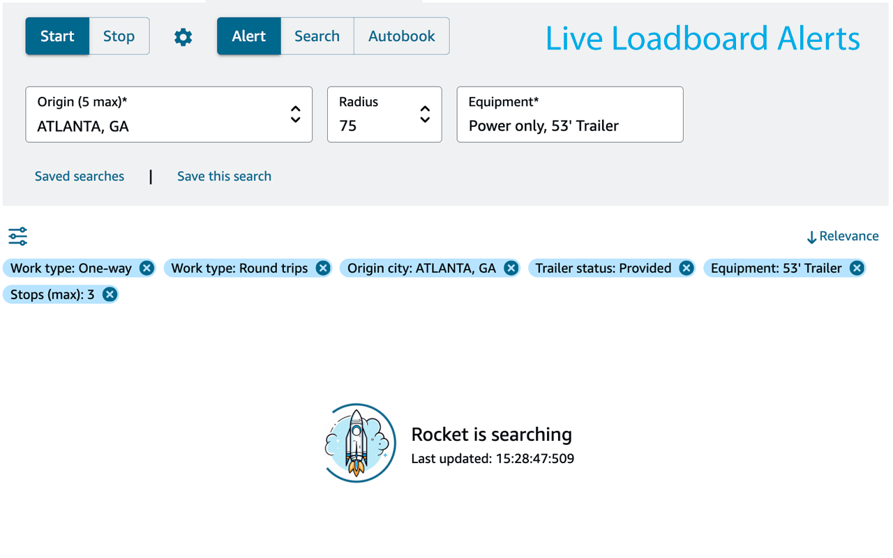 Relay Auto Booker Refresher Rocket Pro for Amazon Relay - 截图 3