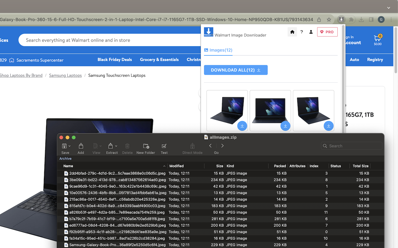 Walmart Image Downloader - 截图 2