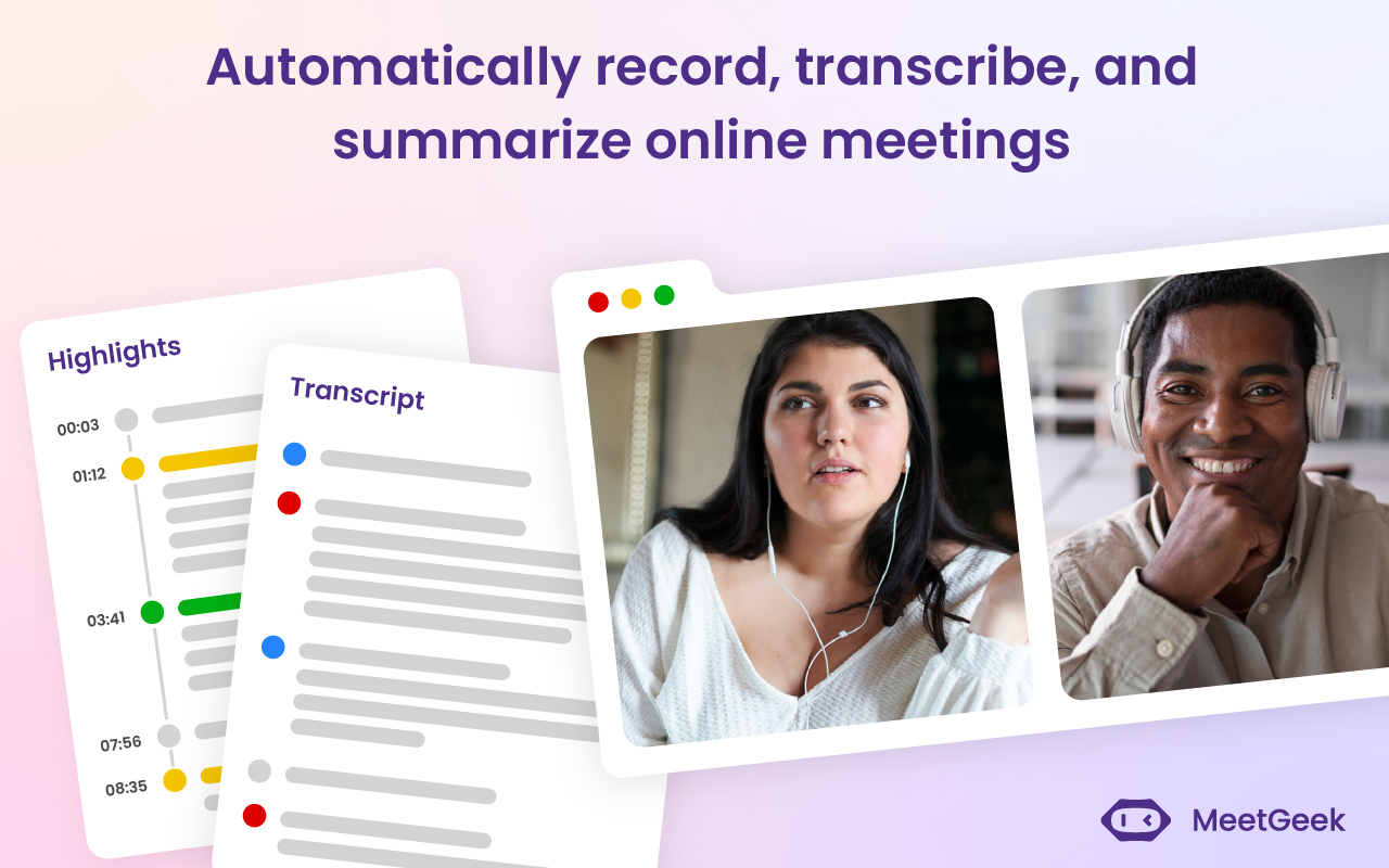 MeetGeek: AI Meeting Notes, Transcripts & Screen Recording - 截图 5