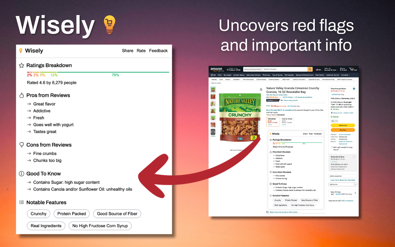 Wisely: AI Summary for Amazon Reviews - 截图 2