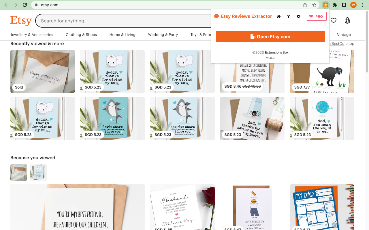 Etsy评论提取工具 - 截图 2
