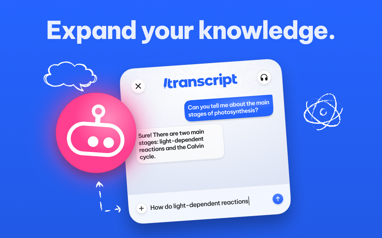 Transcript - AI Homework Helper - 截图 1