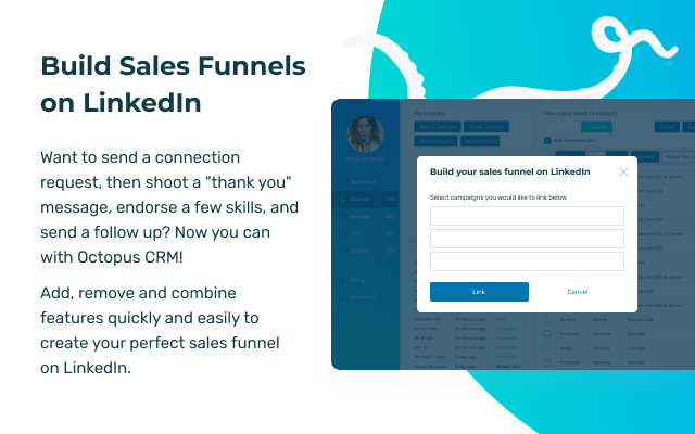 Octopus - All-in-One LinkedIn Automation - 截图 2